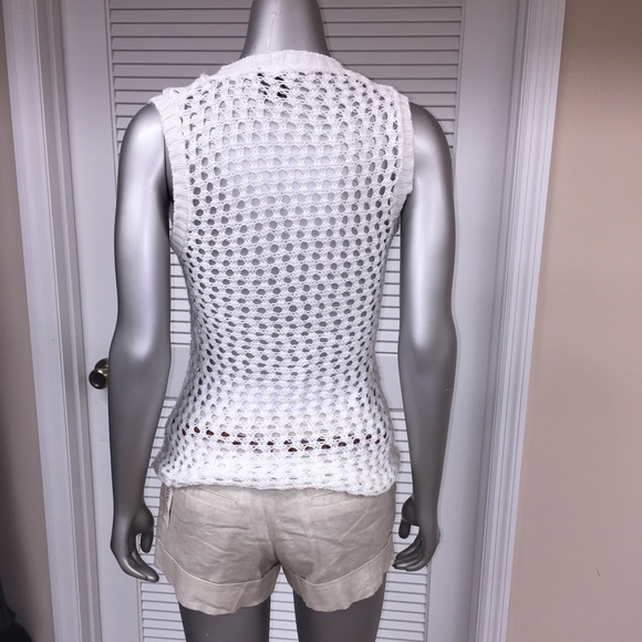 NWOT! Wet Seal Crochet Sleeveless Sweater - Picture 2 of 2