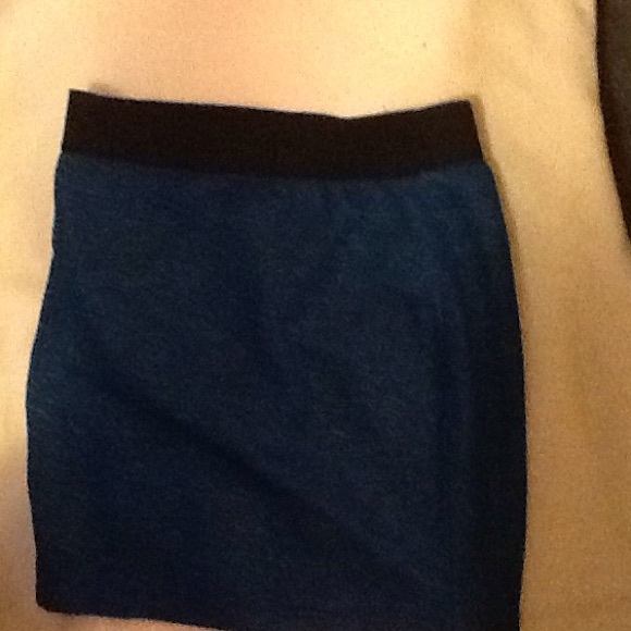 Blue skirt