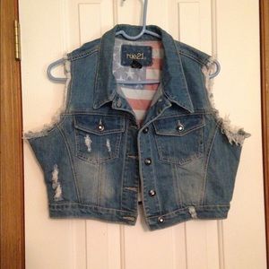 Denim vest