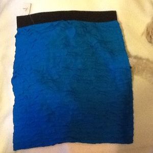 Dark ocean blue skirt