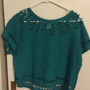 Green/Blue blouse