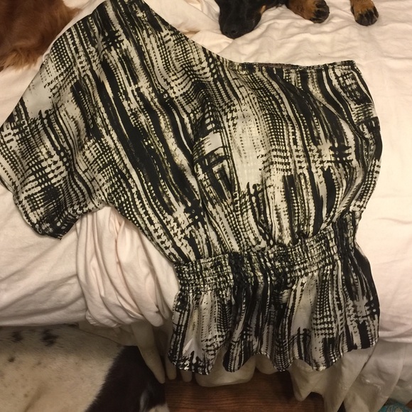 One shoulder blouse