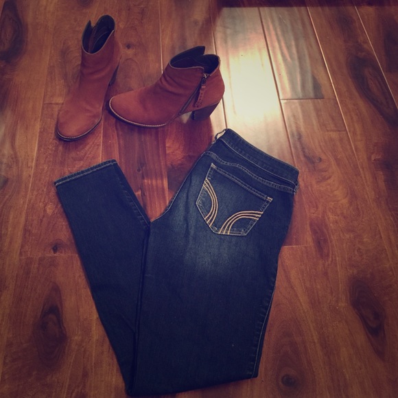 Medium wash jeggings