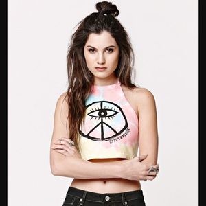 Gypsy warrior tie dye crop top 🌸🌺🌸