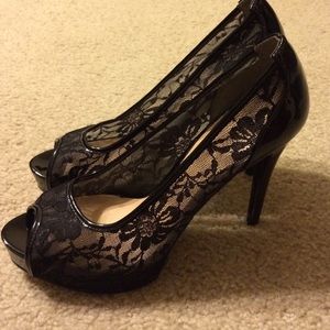Lace heels