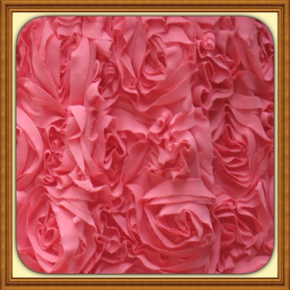 XOXO Rosette Coral Dress - Picture 3 of 3