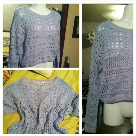 Baby blue xhilaration sweater