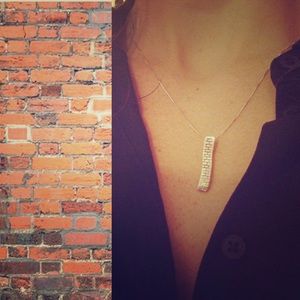 Brick necklace
