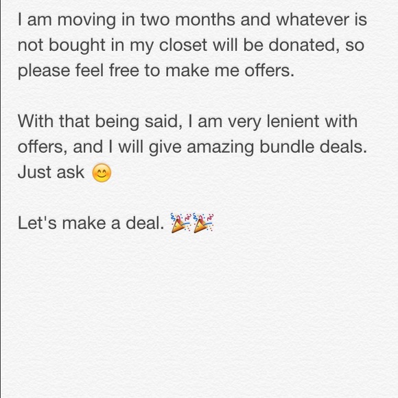 MOVING SALE!
