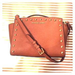 Selma Stud Luggage Crossbody