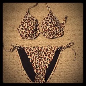 NWOT Victoria's Secret Leopard Bikini!