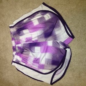 purple nike athletic shorts