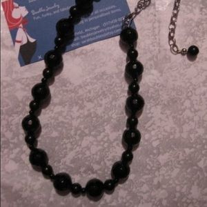 Black Beaded necklace
