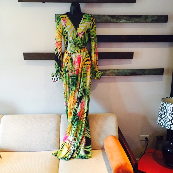 Floral Print Maxi Dress