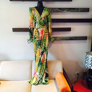 Floral Print Maxi Dress