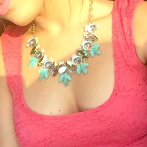 Coral semi high / low dress