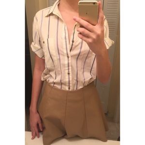 Vintage Christian Dior striped shirt- M