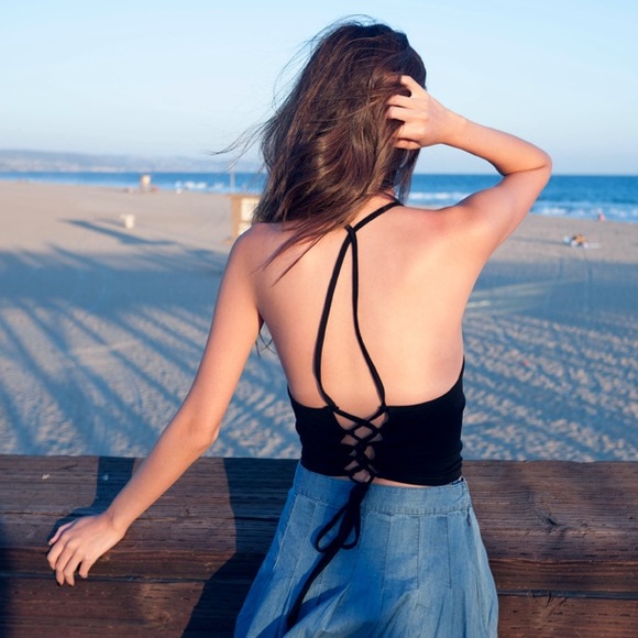 Corset Halter Top