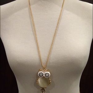 Owl Long Statement Necklace