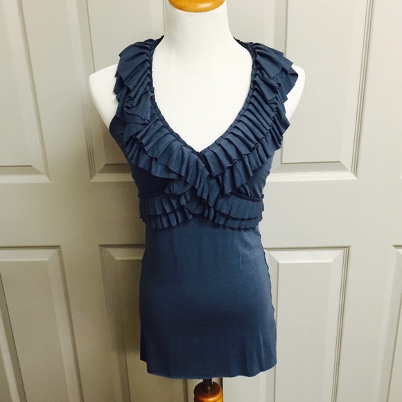 Bailey44 Ruffle Front Tank