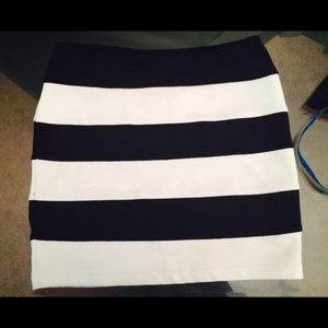 White & Black skirt