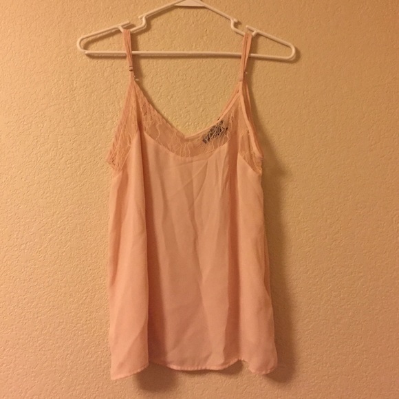 Forever 21 sheer pink tank