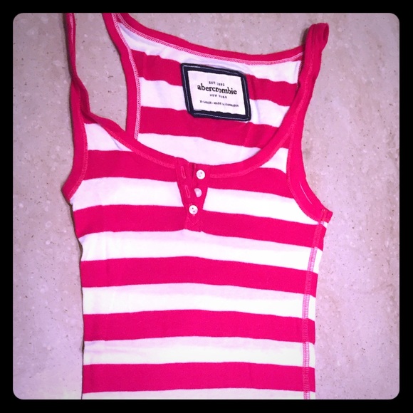Abercrombie Striped Red/White XL girls, XS/S Women