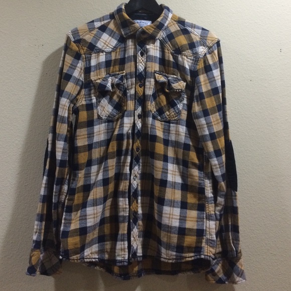 Yellow blue flannel