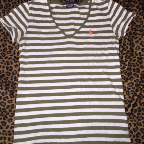RL Polo Striped V-neck
