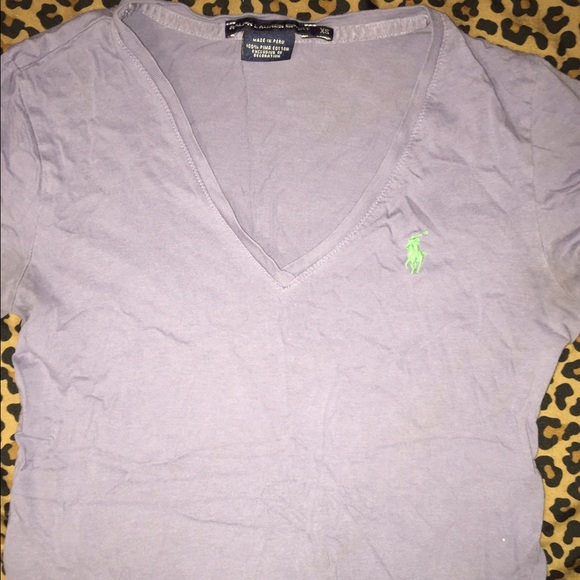 RL Polo Solid V-neck