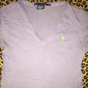 RL Polo Solid V-neck