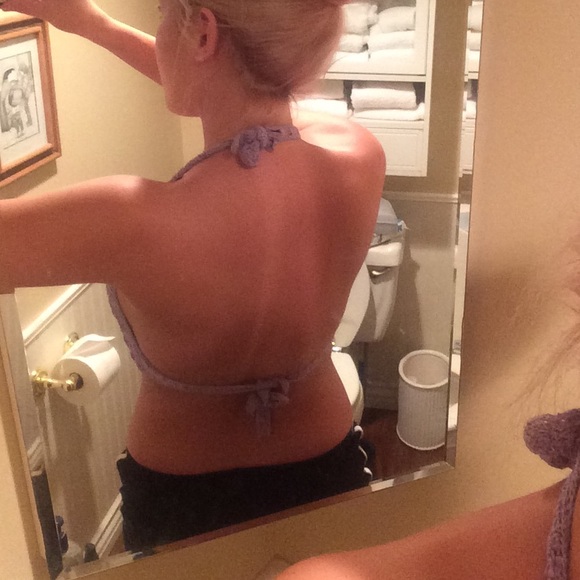 Purple crochet festival crop top - Picture 2 of 2