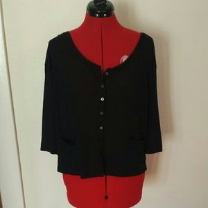 American Eagles black sweater shirt