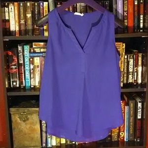 Lush Split Neck Tank