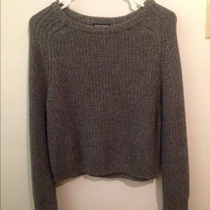 Grey American apparel knit sweater