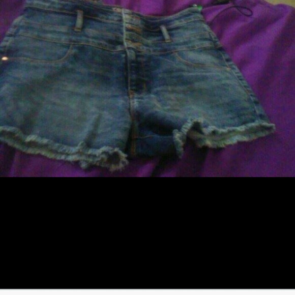 High waisted shorts