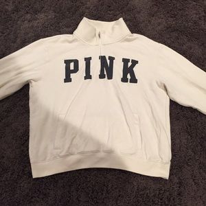 Victoria's Secret Pink Half Zip Sweater