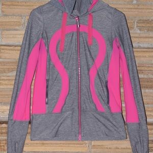 Lululemon Heathered grey hoodie