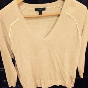 Jcrew loose light gray sweater.