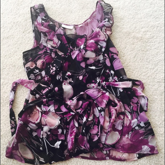 NY & Co floral blouse