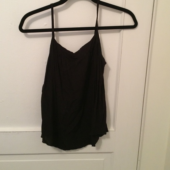 Black tank top