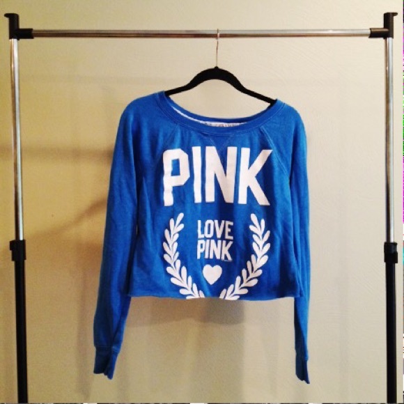 Victoria secret pink xs crop sweat shirt