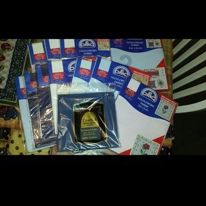 12 Multiple colors of Cross stitch fabric