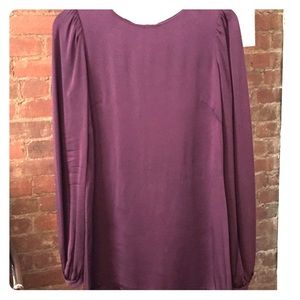 Plum French Connection Long Sleeve Dress