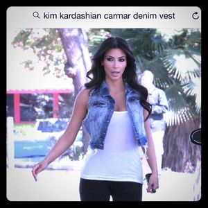 Carmar "one-of-a-kind" jean vest