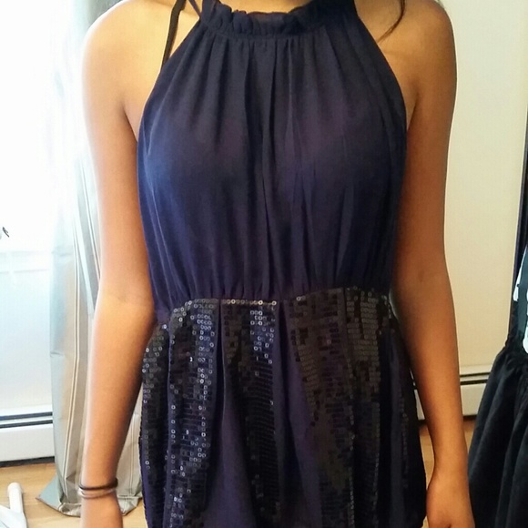 Blue and Black sequence top - Picture 4 of 4