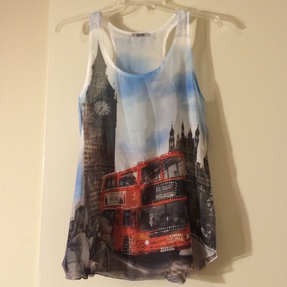 Printed tank top