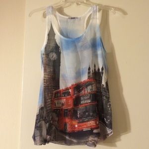 Printed tank top