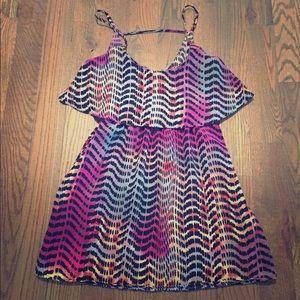 Printed popover dress