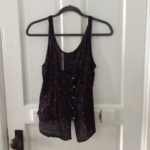 Tribal Patterned Aerie Top